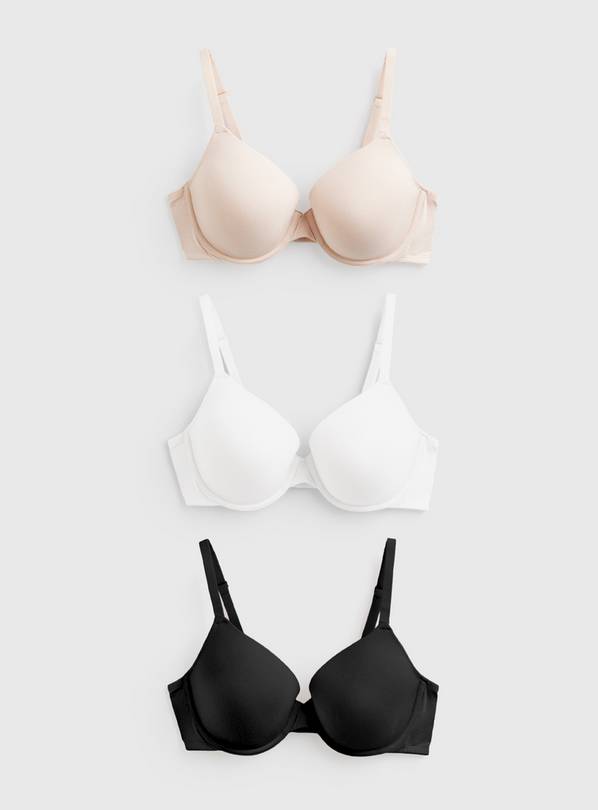 Mono & Nude Full Cup Bras 3 Pack 34C